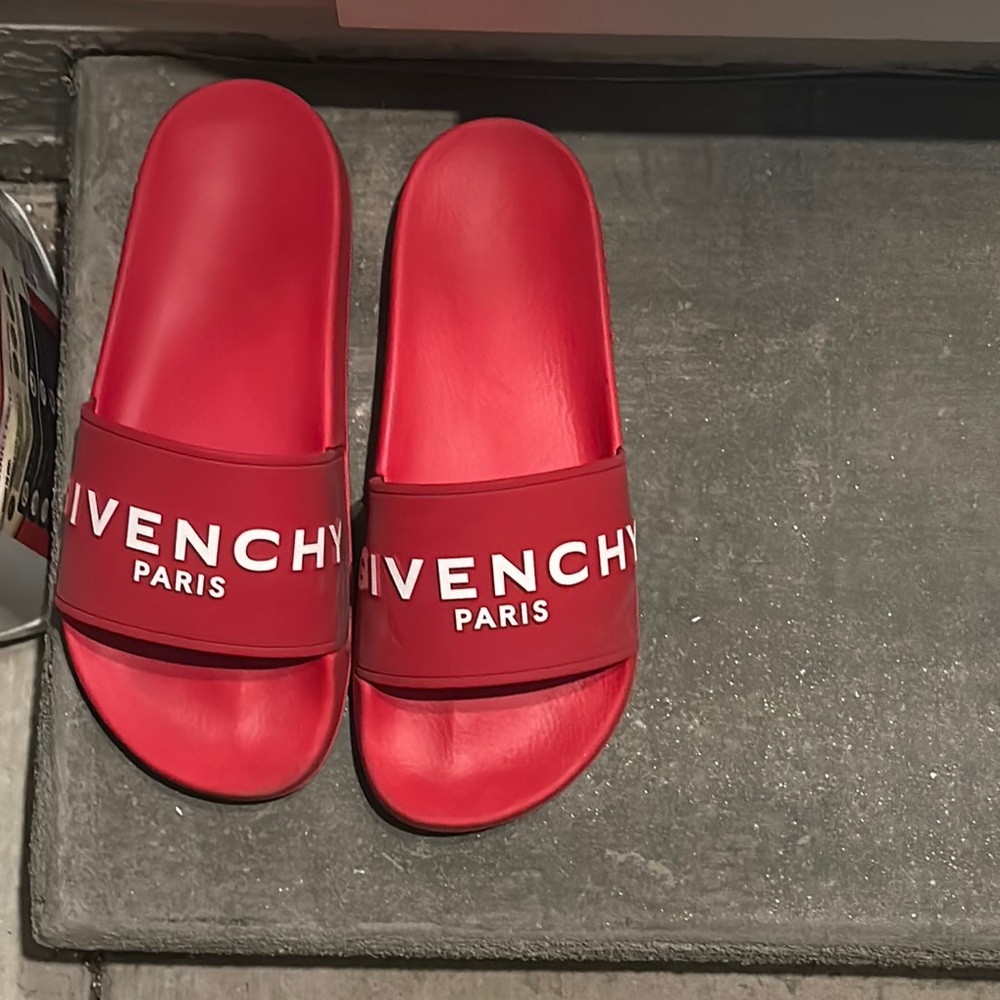 Givenchy Bold Red Slides